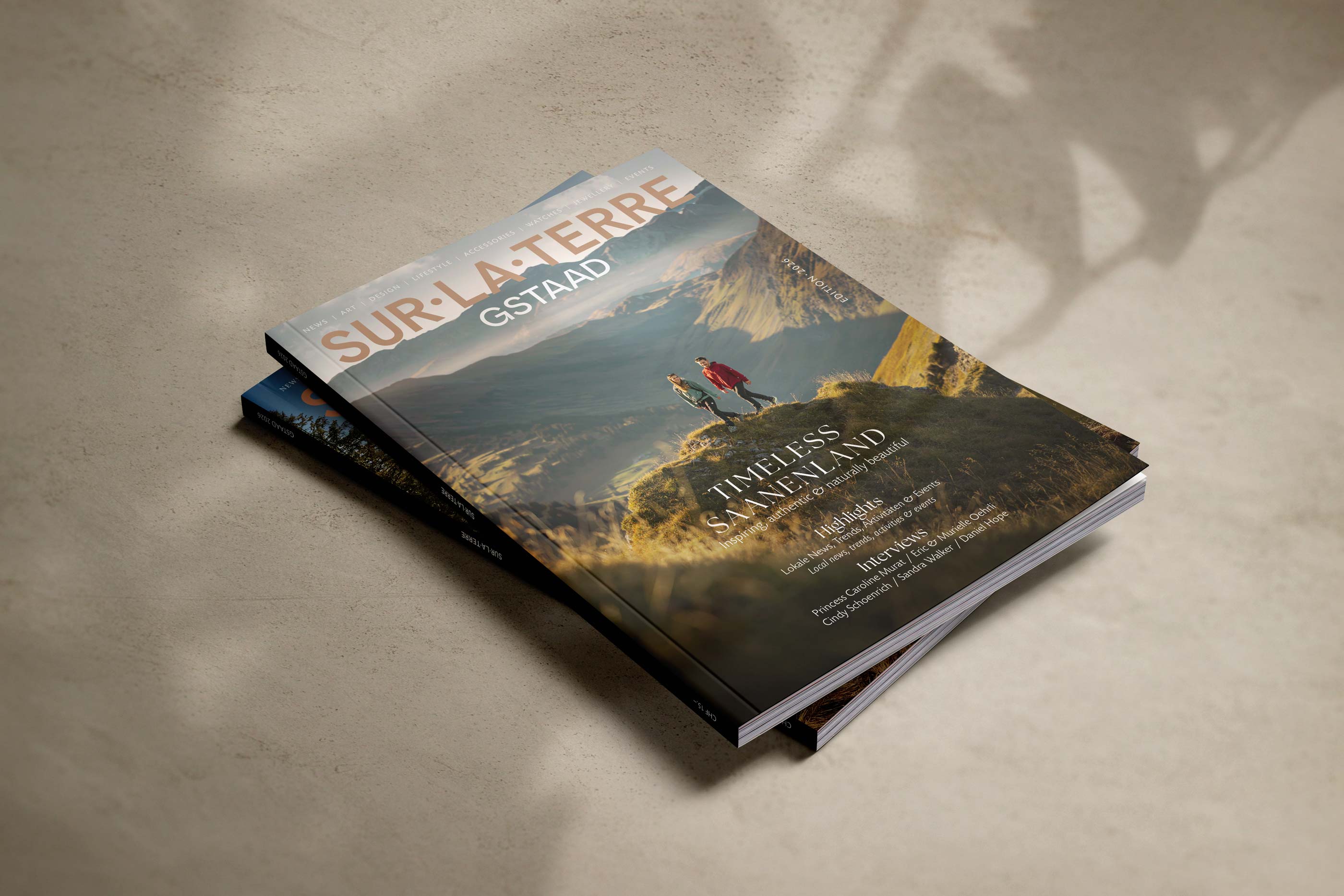 Couverture Sur La Terre Gstaad édition 2026